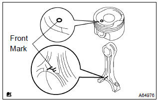 Toyota Corolla. Install w/pin piston sub–assy