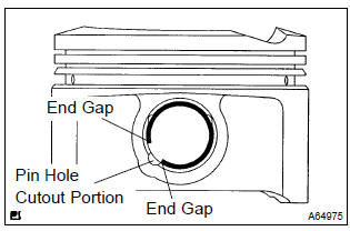 Toyota Corolla. Install w/pin piston sub–assy