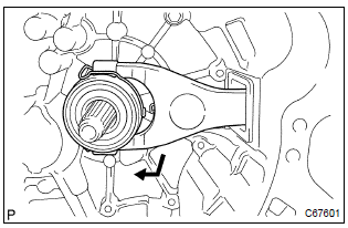 Toyota Corolla. Remove clutch release fork sub–assy