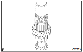 Toyota Corolla. Install 3rd gear needle roller bearing