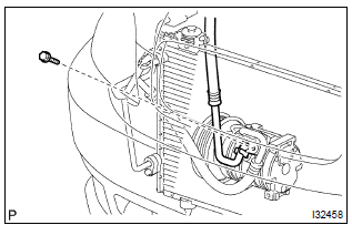 Toyota Corolla. Install cooler refrigerant suction hose