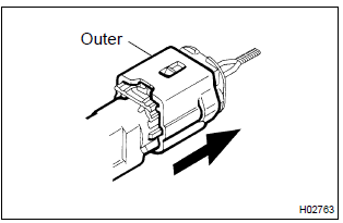 Toyota Corolla. Disconnection of airbag front sensor and side airbag sensor