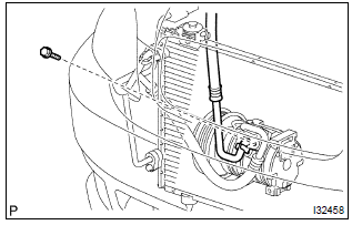 Toyota Corolla. Disconnect discharge hose sub–assy