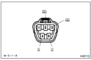 Toyota Corolla. Inspect fuel receiver gauge